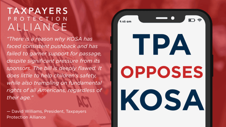 Read more about the article TPA Opposes the Re-introduction of the Kids Online Safety Act